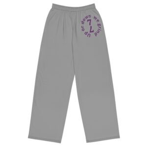 All-over print unisex wide-leg pants